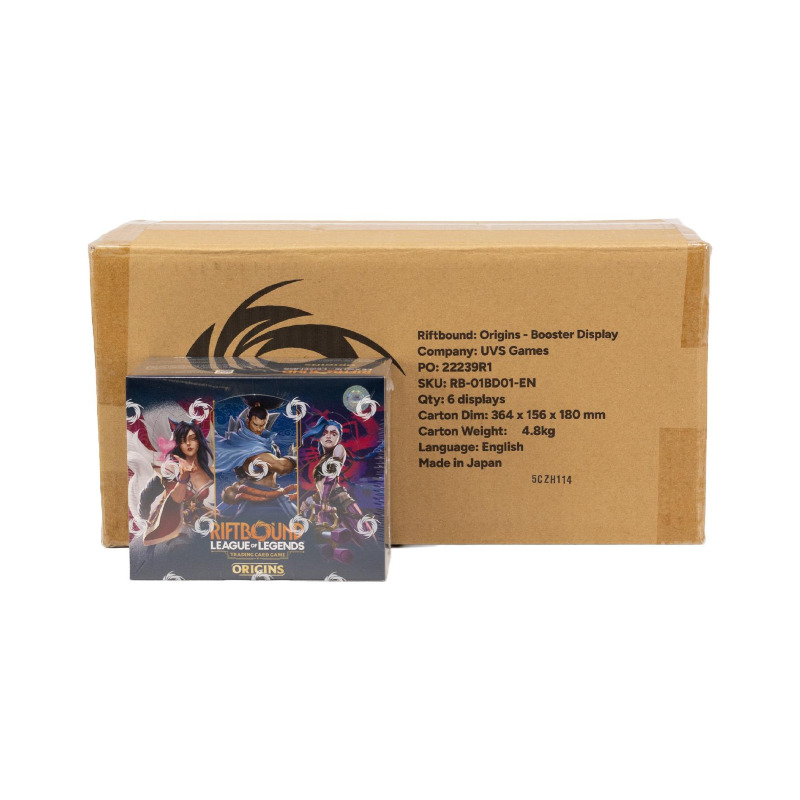 Riftbound League of Legends TCG - Origins (Case 6 Box) 1st Wave ENG
